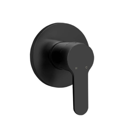 Matte Black Wall Mounted Shower Mixer, Rough-In Valve Included Matte Black Wall Mounted Shower Mixer, Rough-In Valve Included Remer W30NO